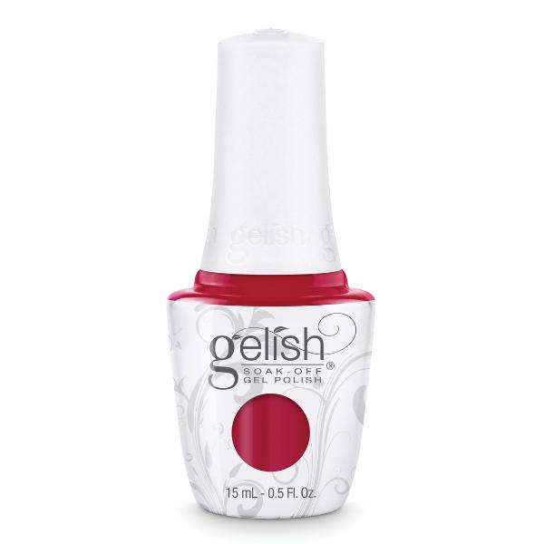 Gelish Soak Off Gel Polish Hand & Nail Harmony Harmony Gelish, Hot Rod Red, 0.5 Ounce color rojo intenso tendencia
