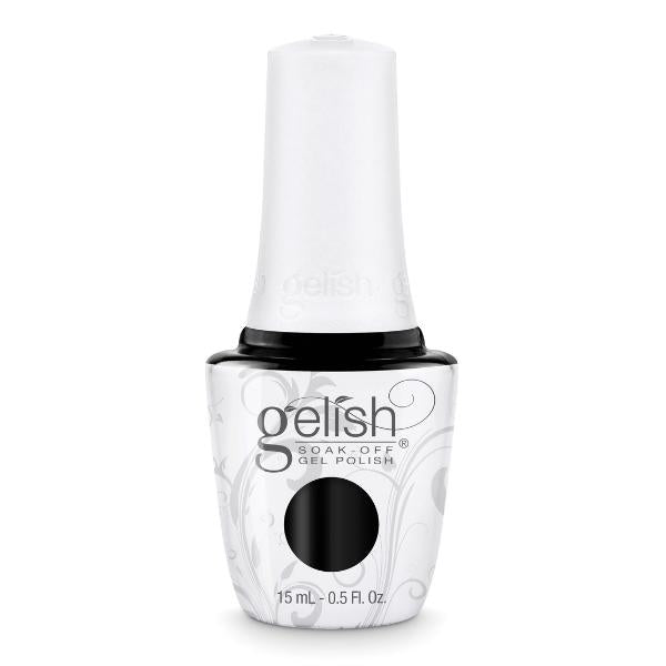 Gelish Soak-Off Gel Polish BLACK SHADOW 15 mL | .5 fl oz tono negro que si o si te pedirán en tu salón de aplicación
