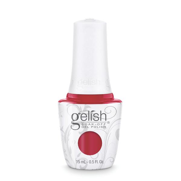 Gelish Soak-Off Gel Polish SCANDALOUS 15 mL | .5 fl oz rojo tendencia en uñas