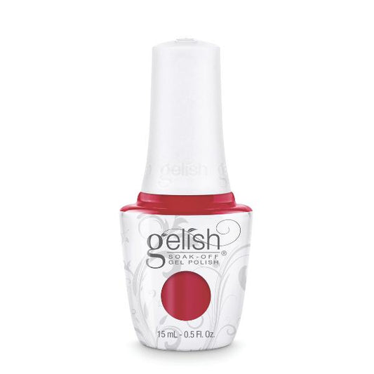 Gelish Soak-Off Gel Polish SCANDALOUS 15 mL | .5 fl oz rojo tendencia en uñas
