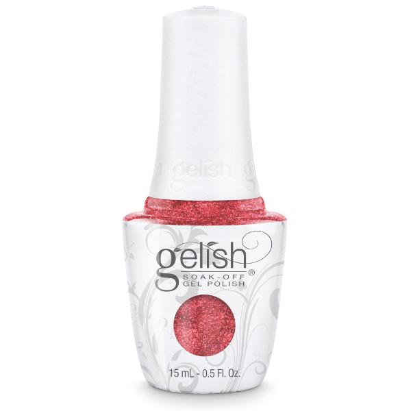 Gelish Soak Off Gel Polish BEST DRESSED 15 mL | .5 fl oz color rojo con brillos tendencia