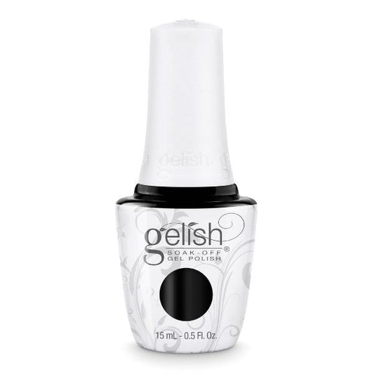 Gelish Soak-Off Gel Polish BLACK SHADOW 15 mL | .5 fl oz tono negro que si o si te pedirán en tu salón de aplicación
