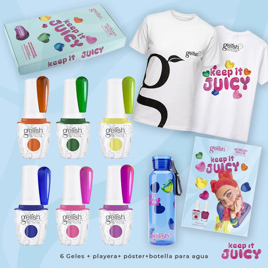 Kit Keep It Juicy – 6 Geles Soak-Off Gelish